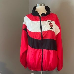 Indiana Hoosiers Vintage Womens Warm Up Windbreaker Jacket, size Large